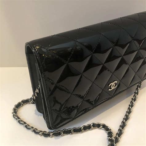 chanel quilted buble chain bag|Chanel wallet on chain size.